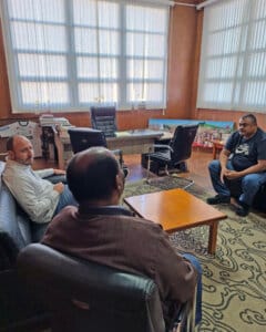 Prefeito Gustavo Perissinoto, Gilvon Barbosa e Vereador Pereira