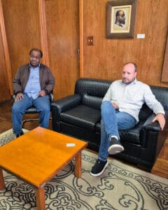 Prefeito Gustavo Perissinoto, Gilvon Barbosa e Vereador Pereira